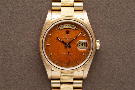 rolex day date bark dial 18078 1979